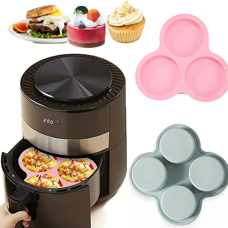 Commercial Kitchen Pots And Pans - 재사용 가능한 실리콘 에어프라이어 계란 틀
