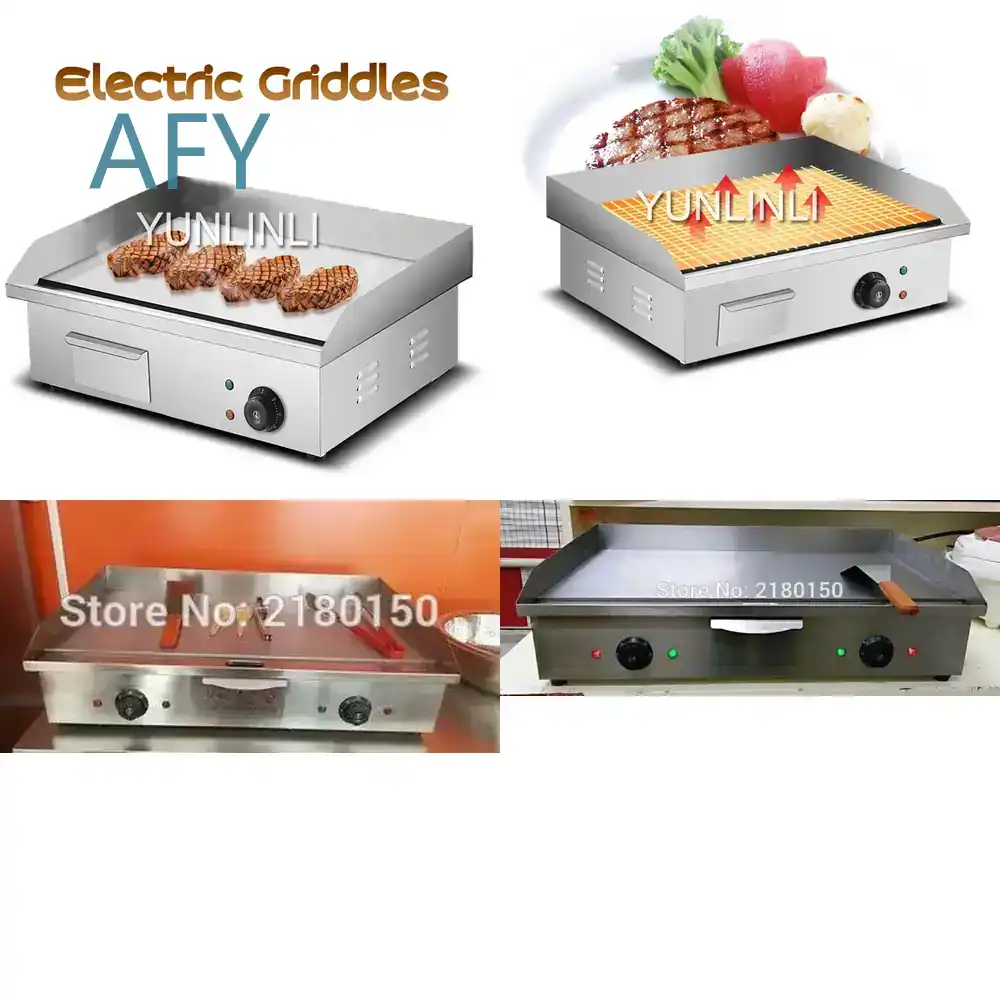 Electric Griddle Flat Top - 전기 테판야끼 그릴, 상업용 스테인리스 스틸