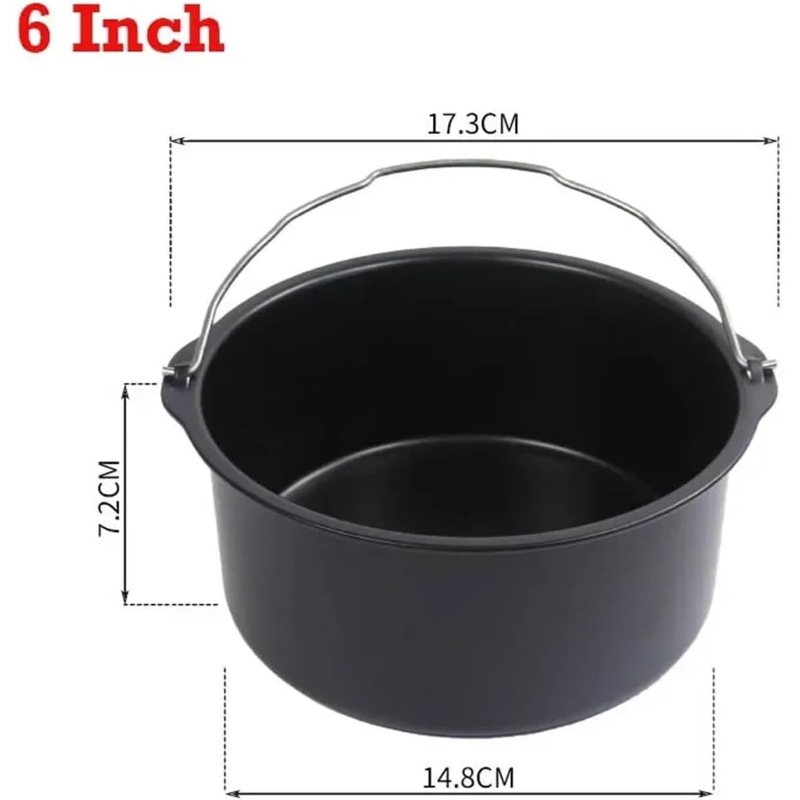 금속 케이크 몰드 라운드 에어프라이어 팟 베이킹 몰드  - Commercial Kitchen Pots And Pans 리뷰 및 가격