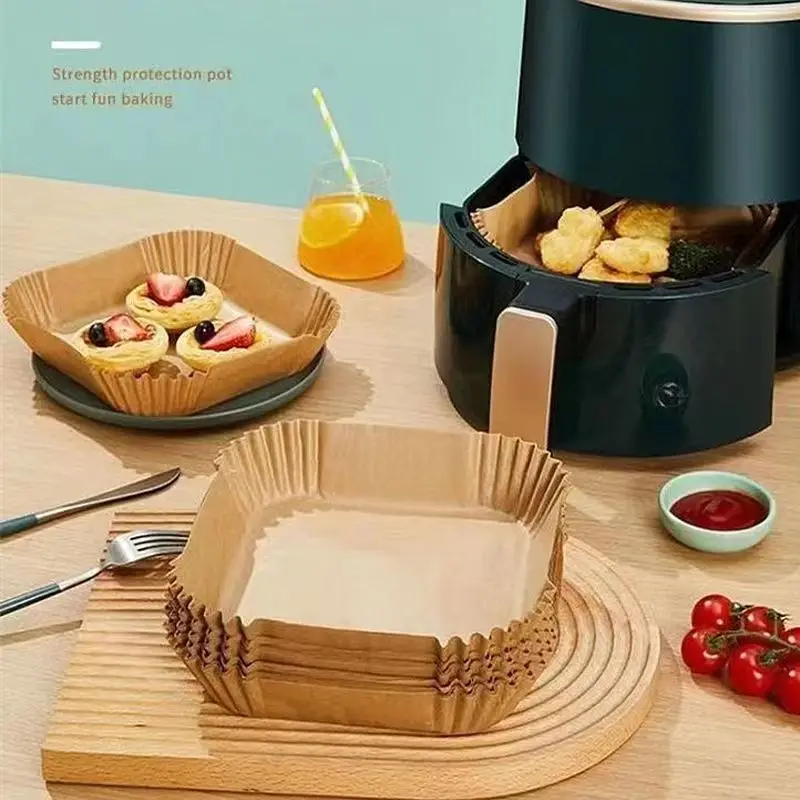 50/100PCS 에어 프라이어 특수 종이 트레이 가정 - Commercial Kitchen Pots And Pans 리뷰 및 가격