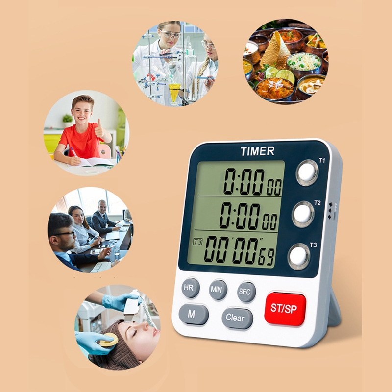 652F 디지털 듀얼 주방 타이머 3 채널 카운트 업/ - Commercial Kitchen Timer 리뷰 및 가격